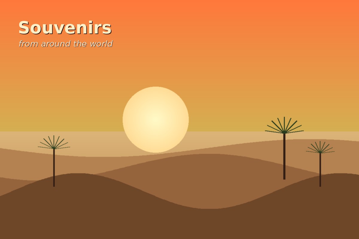 Sunset graphic